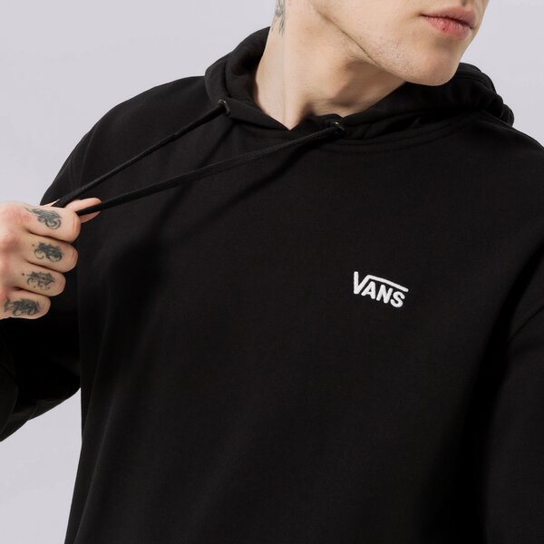 Мъжки суичър VANS СУИТЧЪР С КАЧУЛКА CORE BASIC PO FLEECE BLACK vn0a7ydvblk1 цвят черен