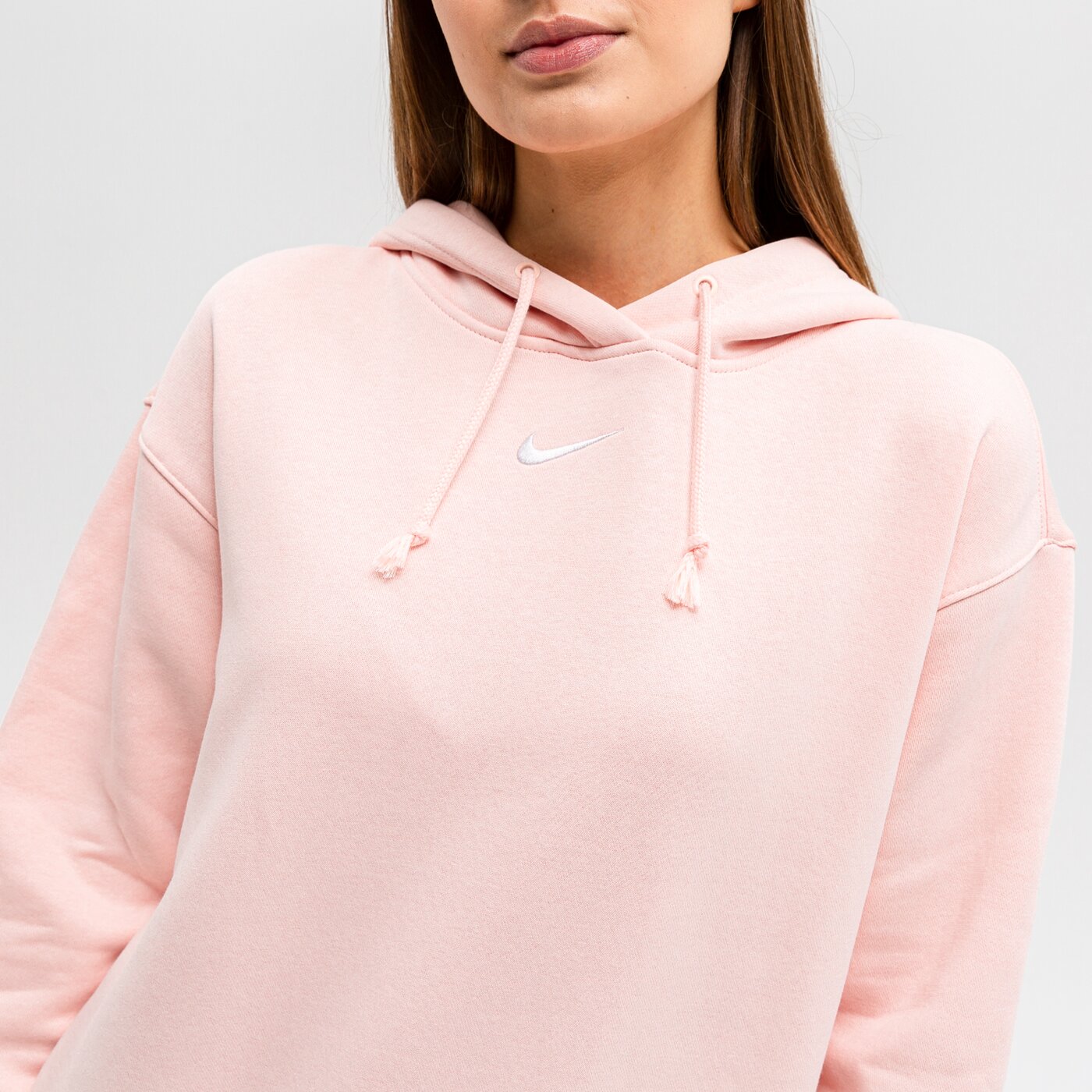 Дамски суичър NIKE СУИТЧЪР С КАЧУЛКА W NSW ESSNTL FLC HOODIE CLCTN dj7668-864 цвят бежов