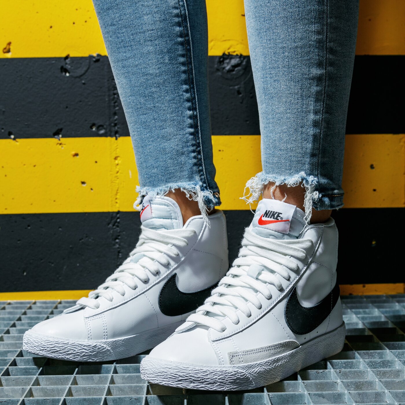 Детски маратонки NIKE BLAZER MID cz7531-100 цвят бял