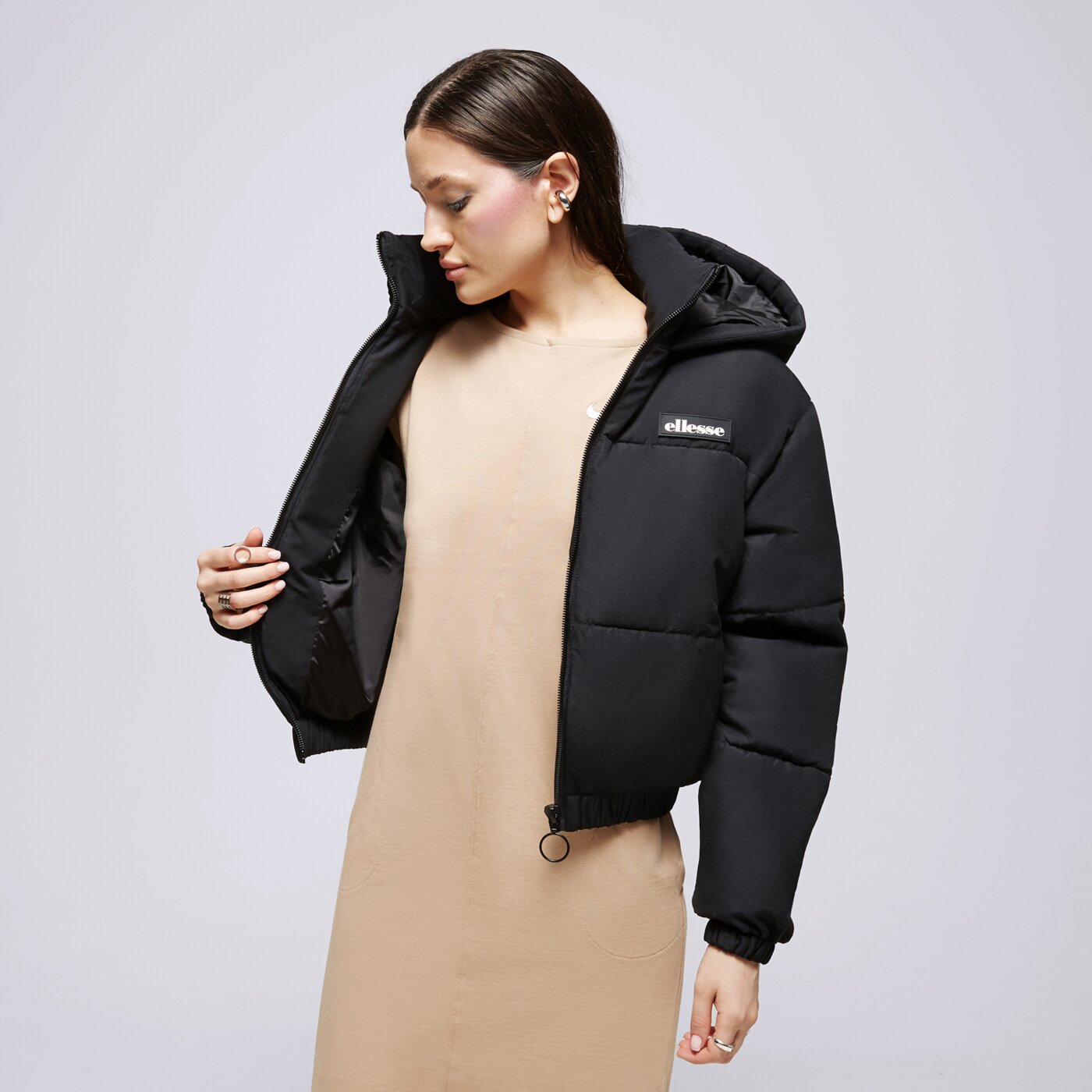 Дамски NIKE РОКЛЯ W NSW JRSY SS АНЦУГS MIDI PLUS dq6205-200 цвят бежов