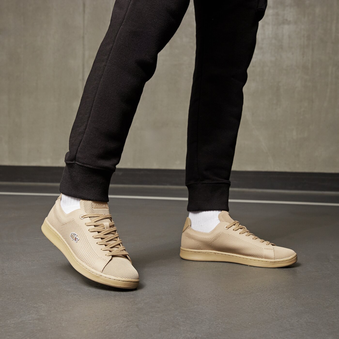 Мъжки маратонки LACOSTE CARNABY PIQUEE 123 1 SMA 745sma00233t2 цвят бежов