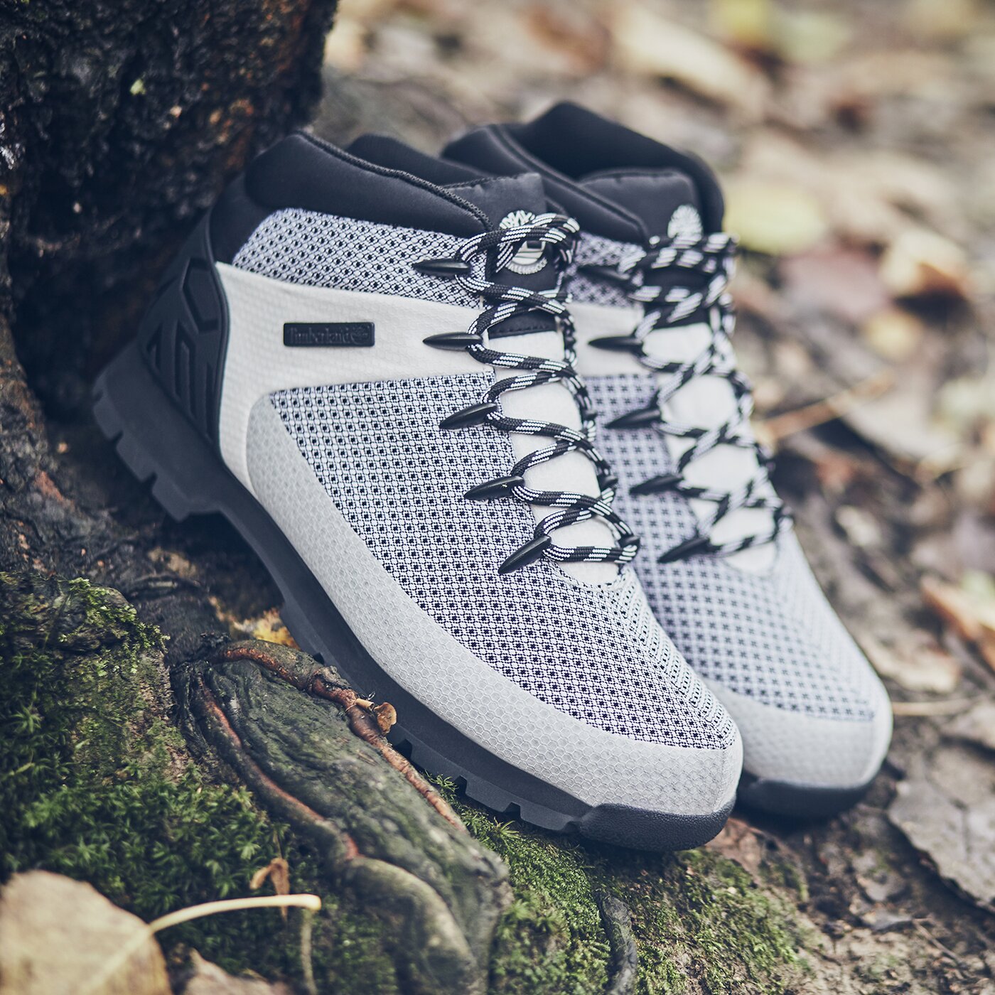 Мъжки зимни обувки TIMBERLAND EURO SPRINT FABRIC WP tb0a1ywk1001 цвят бял