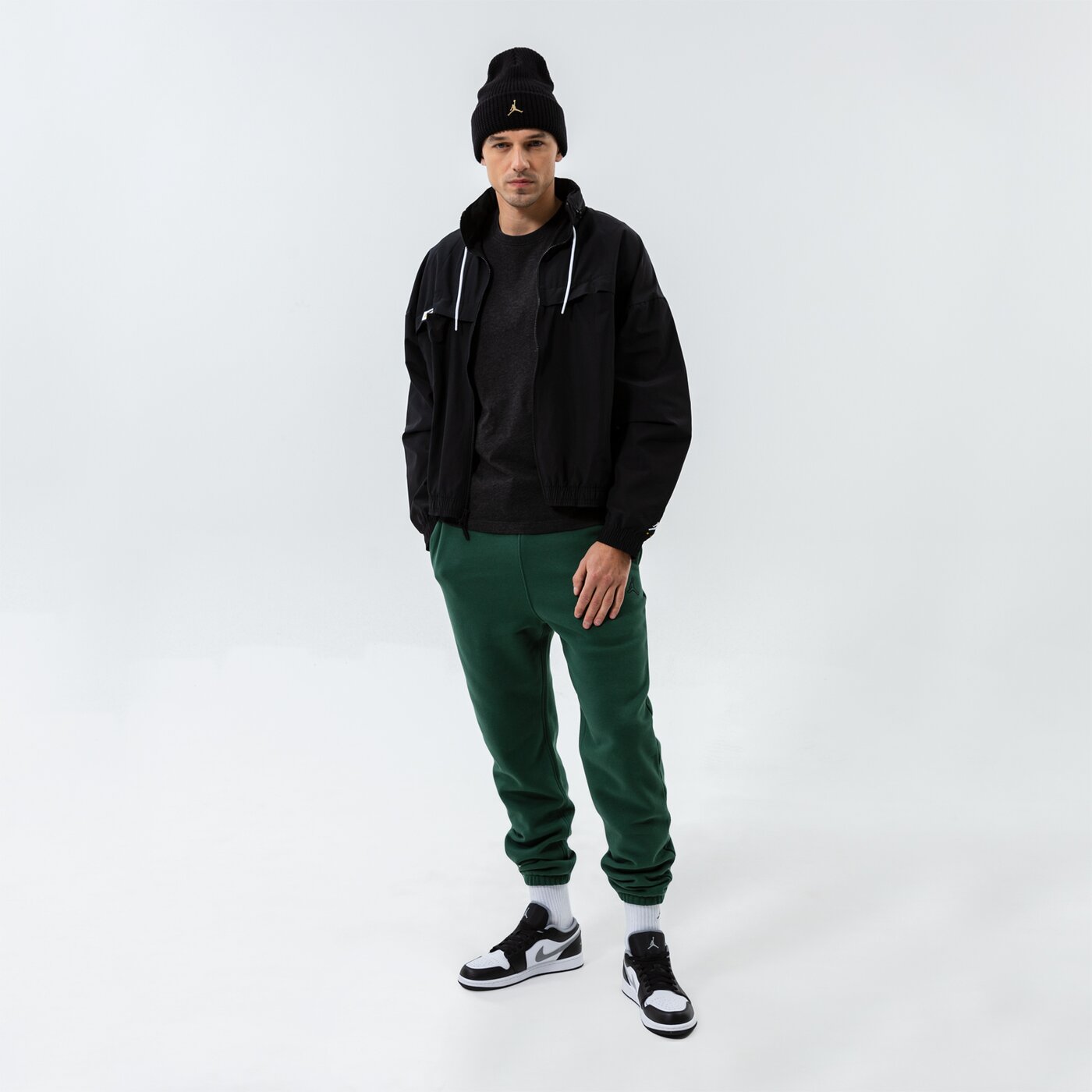 Мъжки панталони JORDAN ПАНТАЛОНИ M J ESS FLC PANT da9820-333 цвят зелен