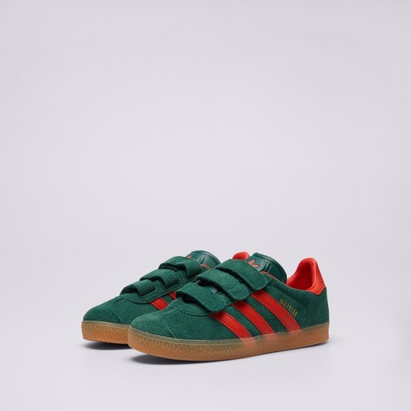 Детски маратонки ADIDAS GAZELLE CF C ie8674 цвят зелен