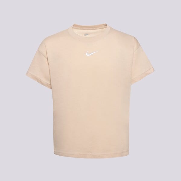 Детска тениска NIKE ТЕНИСКА G NSW TEE BOY ESSNTL LBR GIRL fz5539-126 цвят бежов