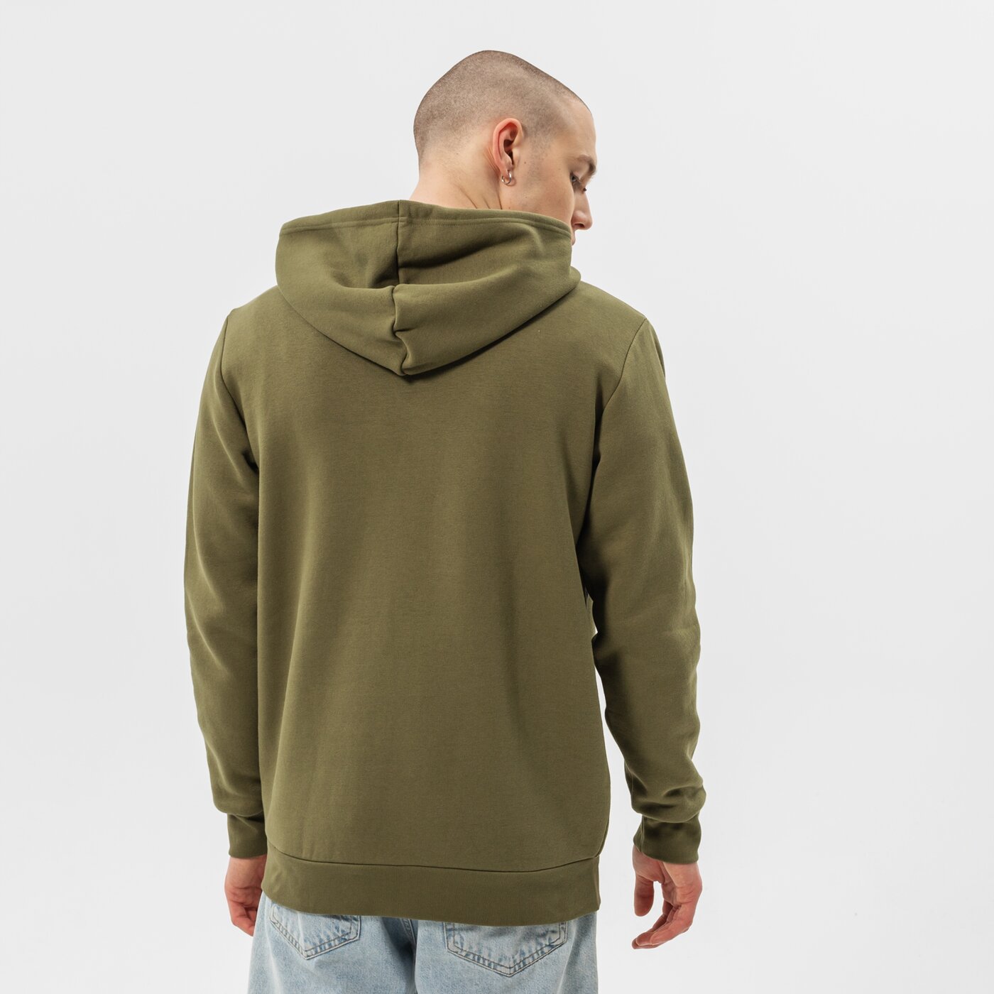Мъжки суичър ADIDAS СУИТЧЪР С КАЧУЛКА ESSENTIAL HOODY h65675 цвят каки