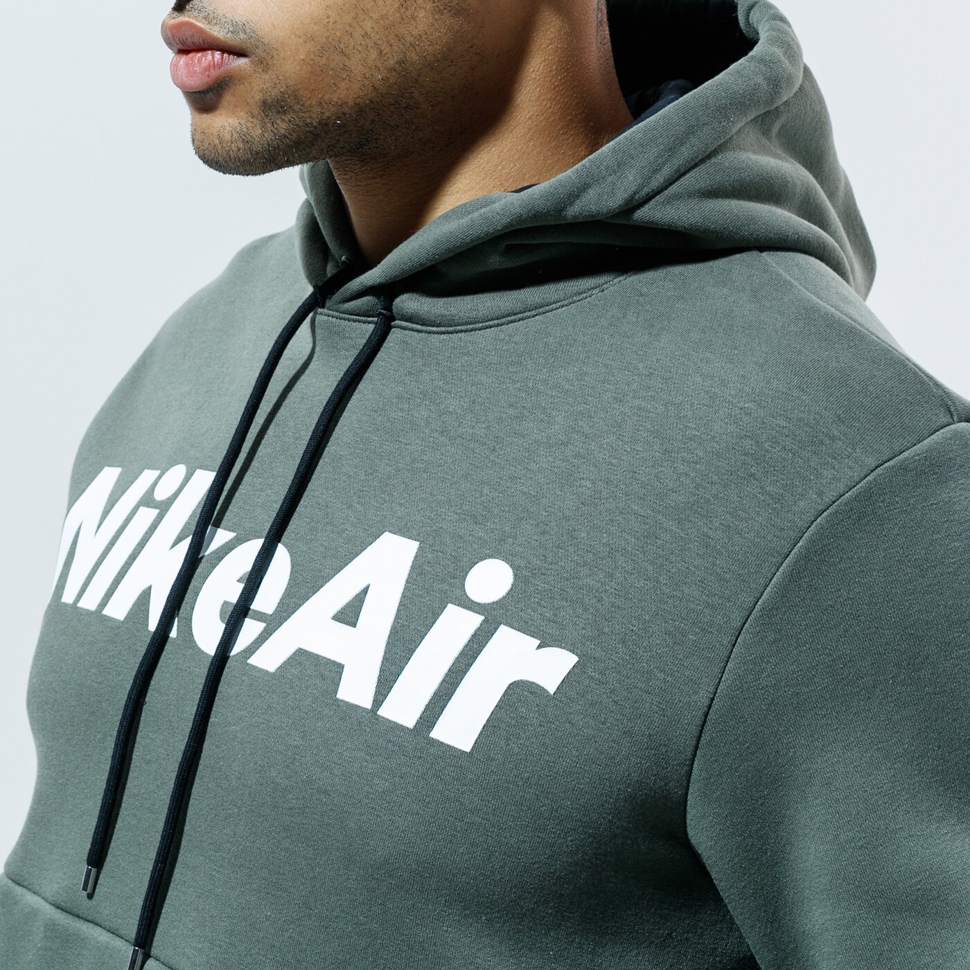 Мъжки суичър NIKE СУИТЧЪР С КАЧУЛКА AIR cu4139-380 цвят сив