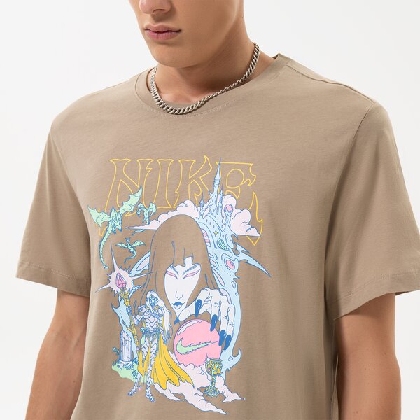Мъжка тениска NIKE ТЕНИСКА M NSW TEE FANTASY GRAPHIC dr7991247 цвят кафяв