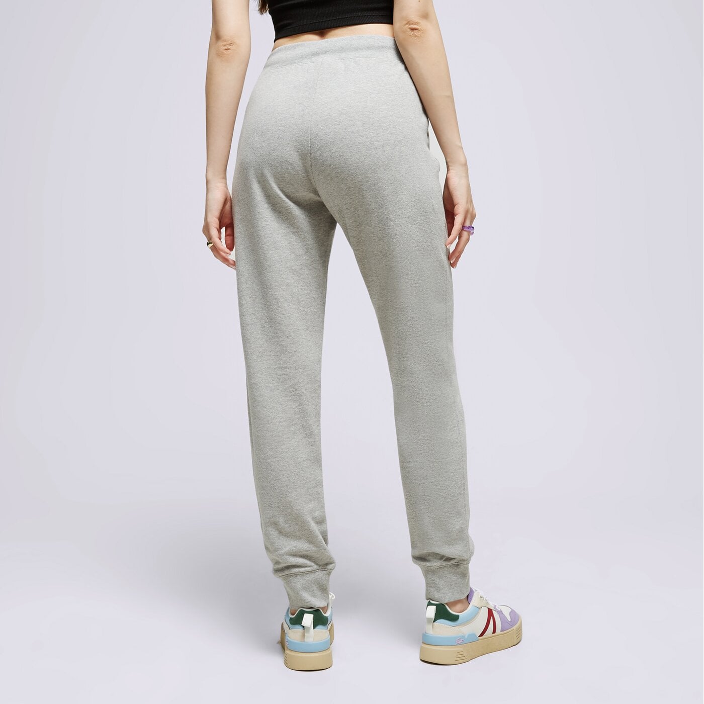 Дамски панталони CHAMPION ПАНТАЛОНИ RIB CUFF PANTS 115404em006 цвят сив