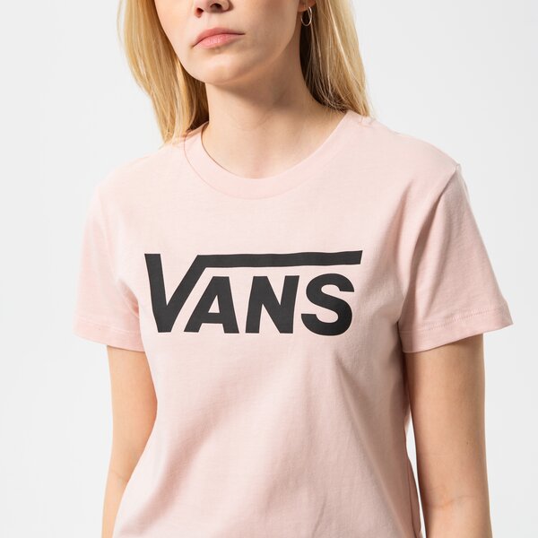 Дамска тениска VANS ТЕНИСКА WM FLYING V CREW TEE vn0a3up4yrr1 цвят розов