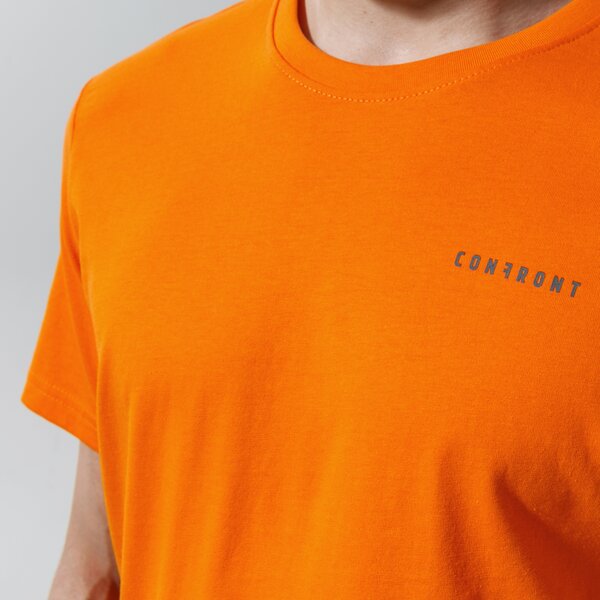 Мъжка тениска CONFRONT ТЕНИСКА BIG LOGO TEE ORA cf121tsm98002 цвят оранжев