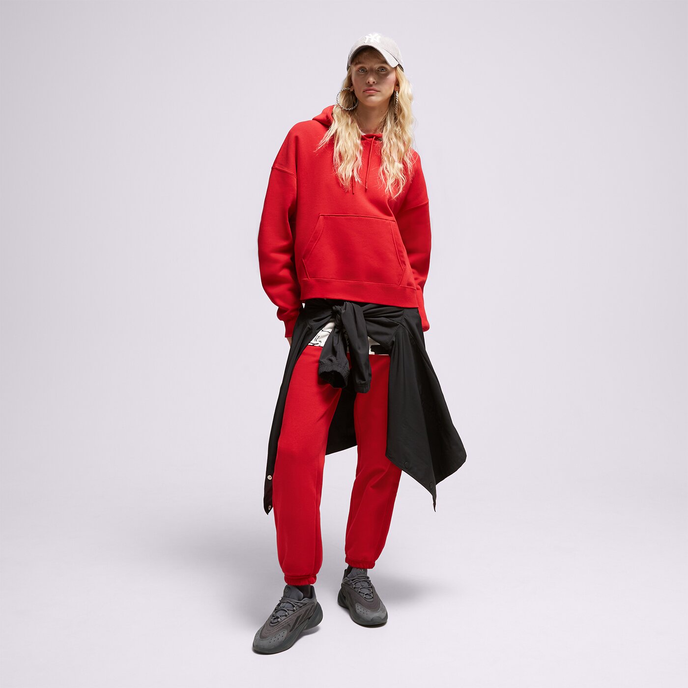 Дамски панталони JORDAN ПАНТАЛОНИ W J BRKLN FLC fn4494-687 цвят червен