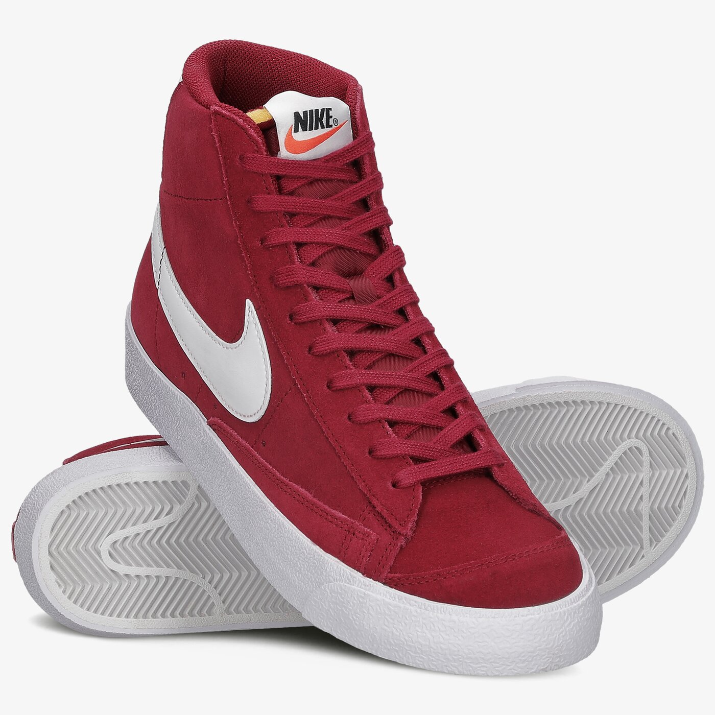 Мъжки маратонки NIKE BLAZER MID '77 SUEDE ci1172-601 цвят червен