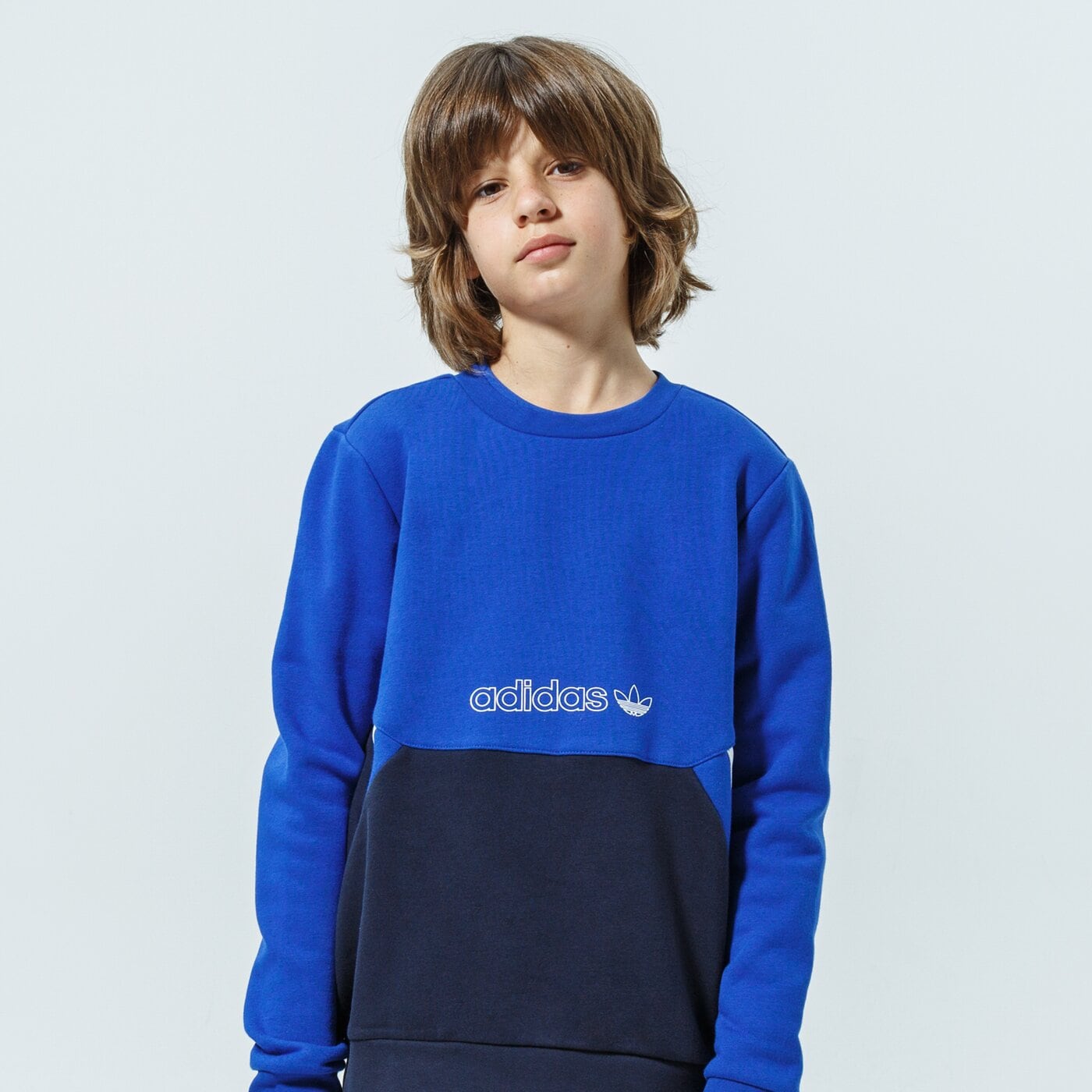 Детски суичър ADIDAS СУИТЧЪР CREW MM gn2317 цвят син