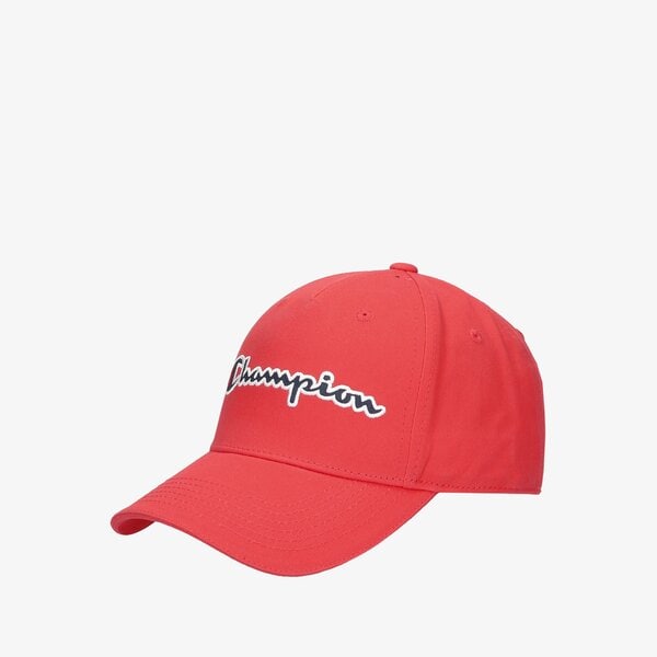 Дамска шапка с козирка CHAMPION ШАПКА BASEBALL CAP 804792rs041 цвят червен