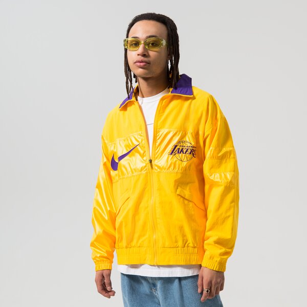 Мъжко преходно яке NIKE ЯКЕ ПРЕХОДЕН LAL M NK LTWT JKT CTS GX NBA dr9190-728 цвят жълт