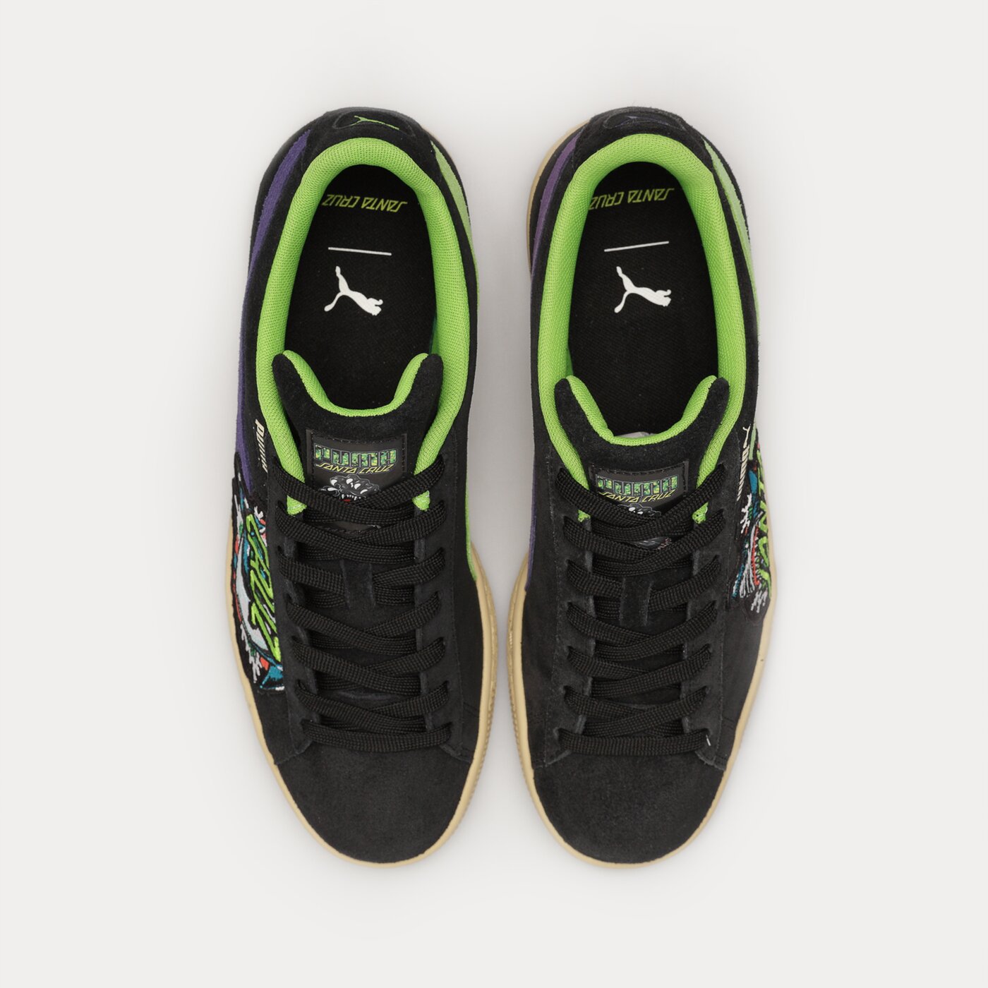 Мъжки маратонки PUMA SUEDE SANTA CRUZ 381905-01 цвят черен