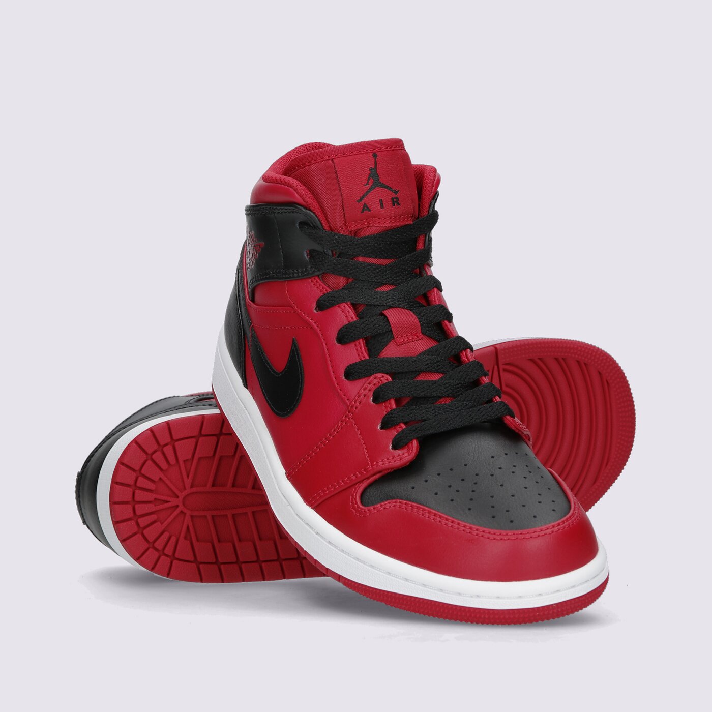 Мъжки маратонки JORDAN AIR 1 MID  554724-660 цвят червен