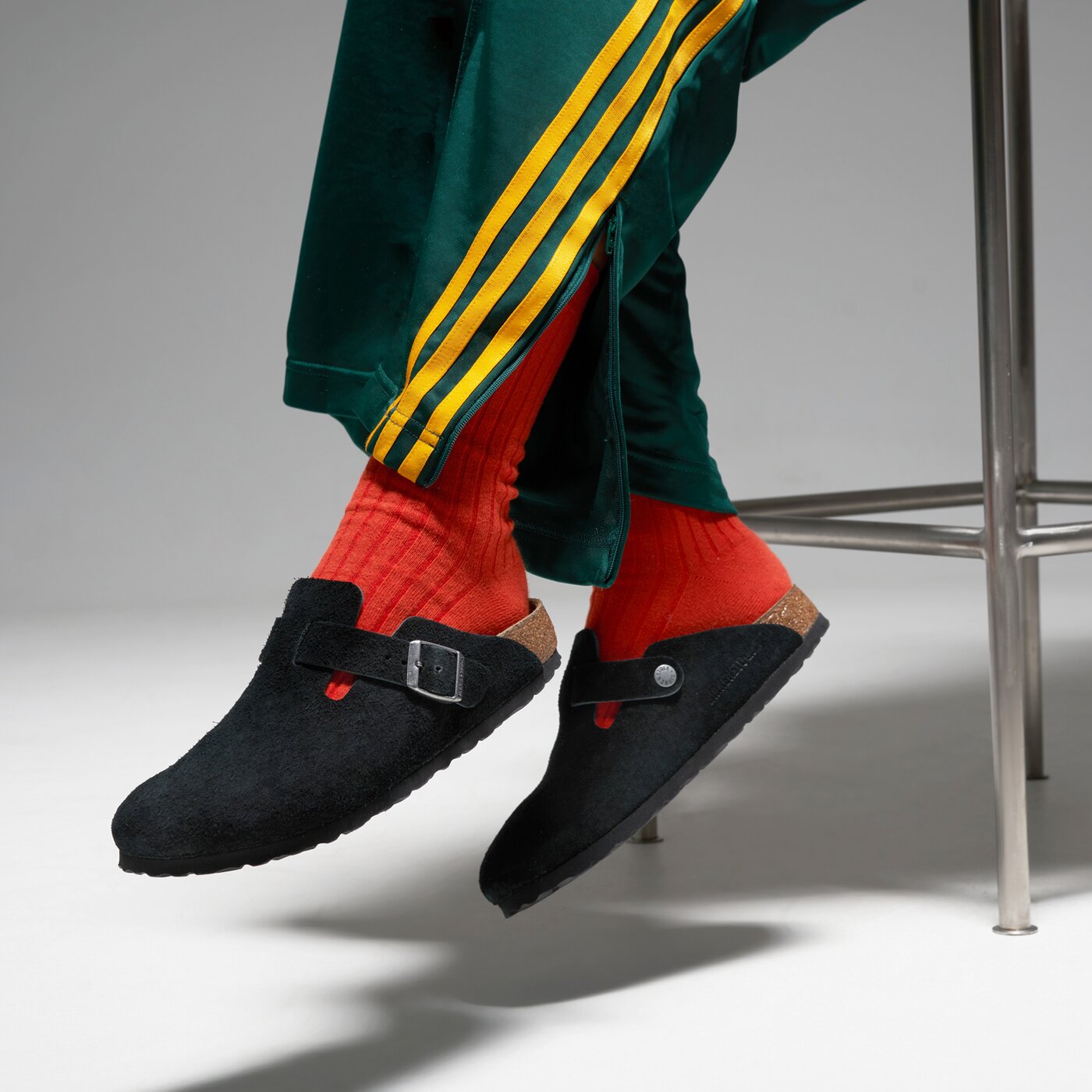 Дамски чехли и сандали BIRKENSTOCK BOSTON  1027067 цвят черен