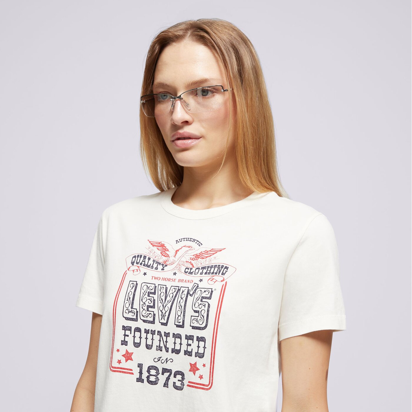 Дамска тениска LEVI'S ТЕНИСКА GRAPHIC ICONIC TEE a8802-0041 цвят бял