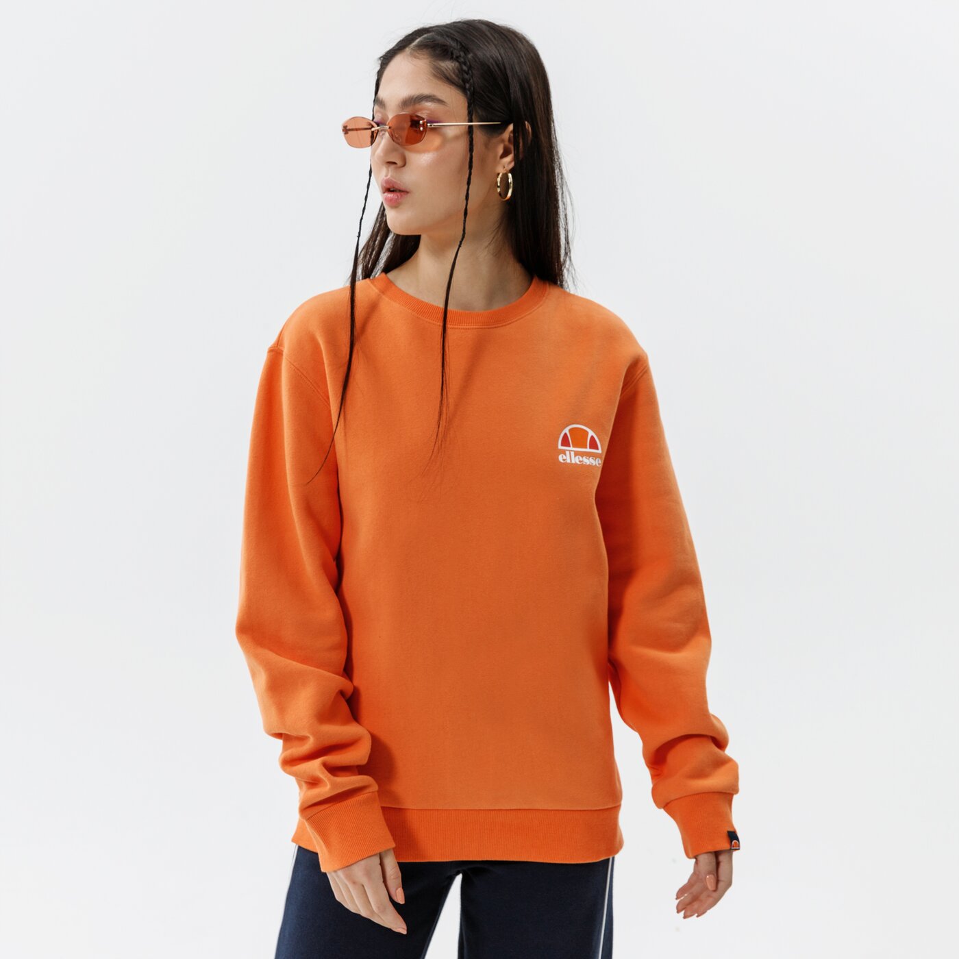 Дамски суичър ELLESSE СУИТЧЪР HAVERFORD SWEATSHIRT ORNG sgi07484704 цвят оранжев