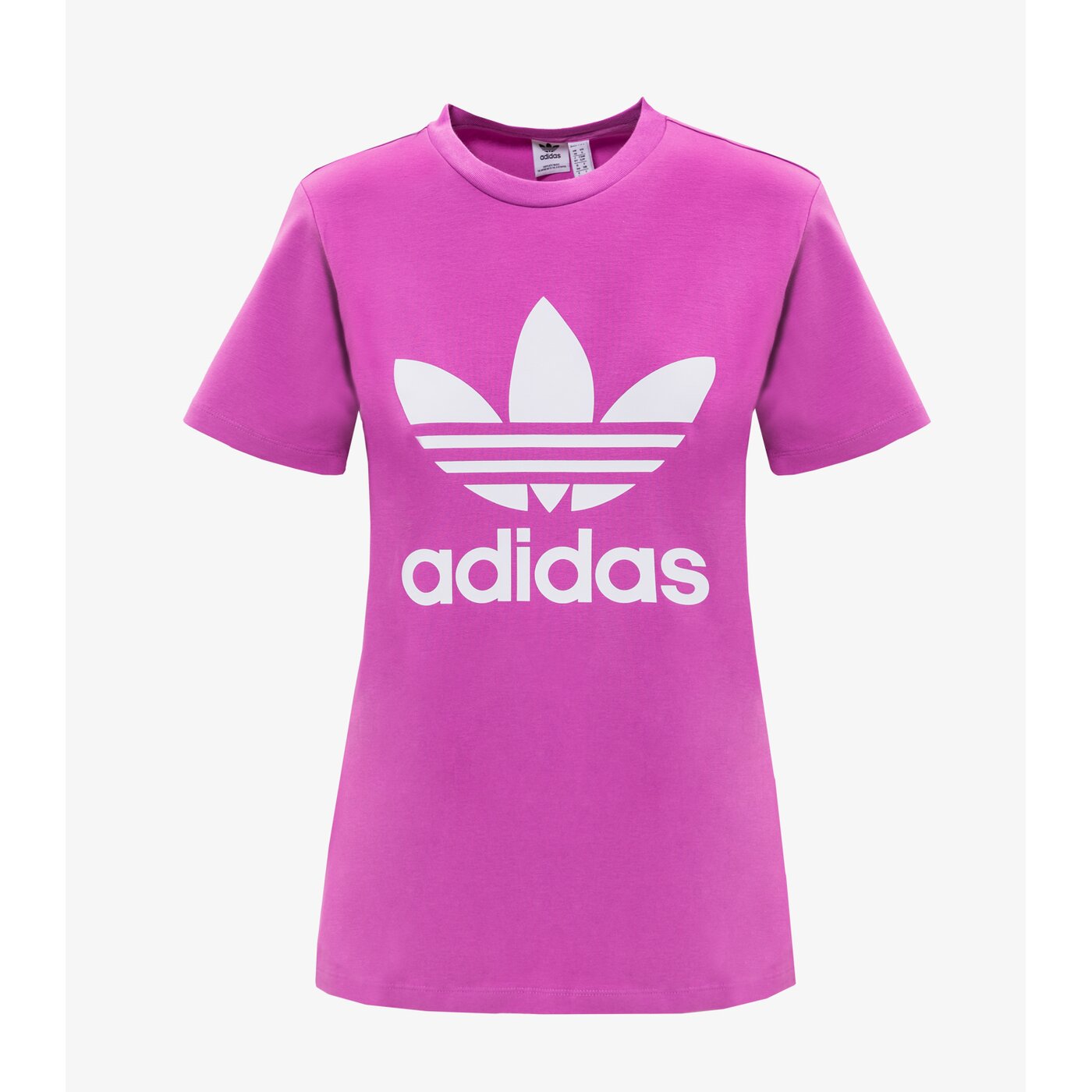 Adidas ТЕНИСКА Trefoil Tee Hk9640 Дамски Цвят розов Модни Тениски Дрехи