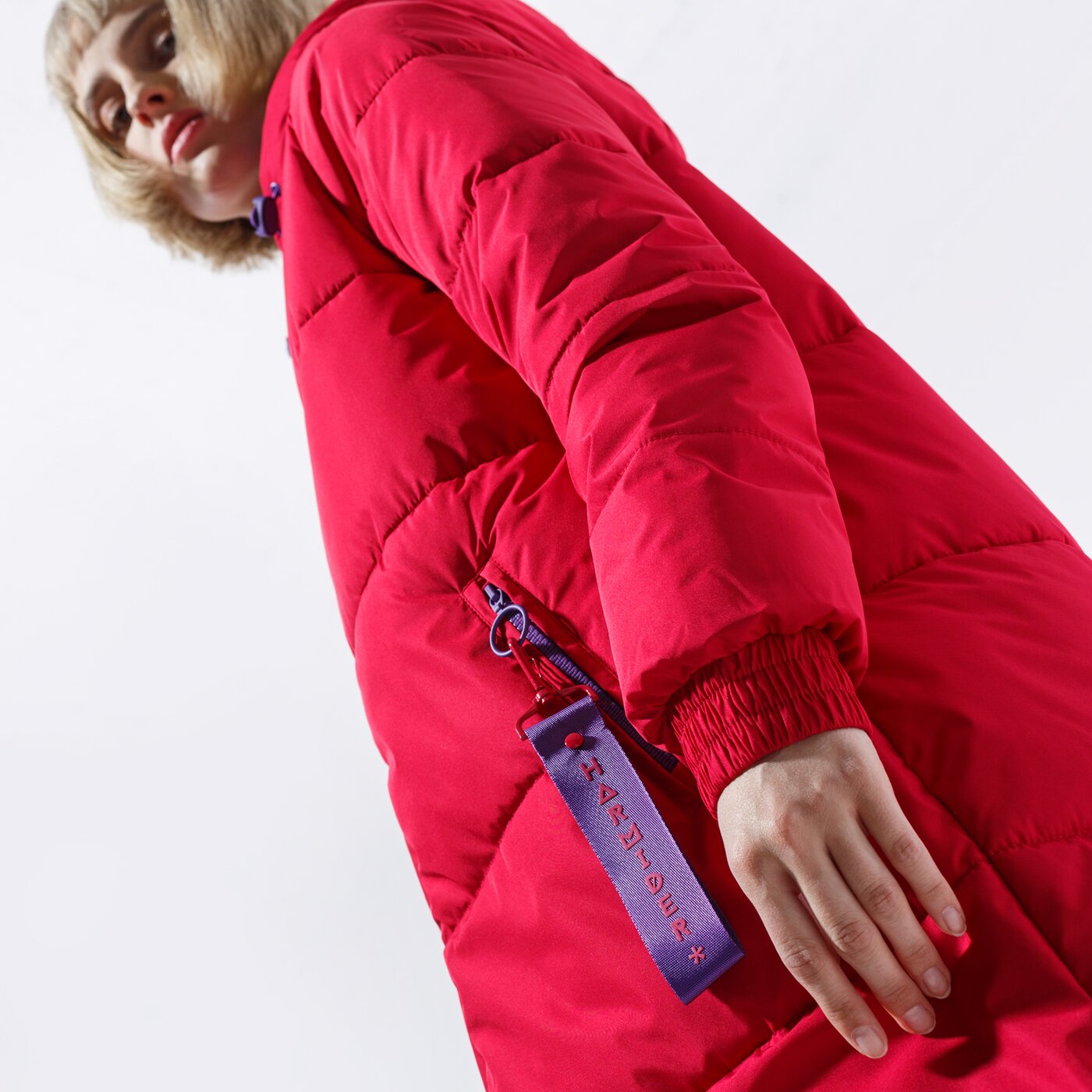 Дамско зимно яке CONFRONT ЯКЕ ЗИМНО SILVIA RED JKT cf39kud34001 цвят червен