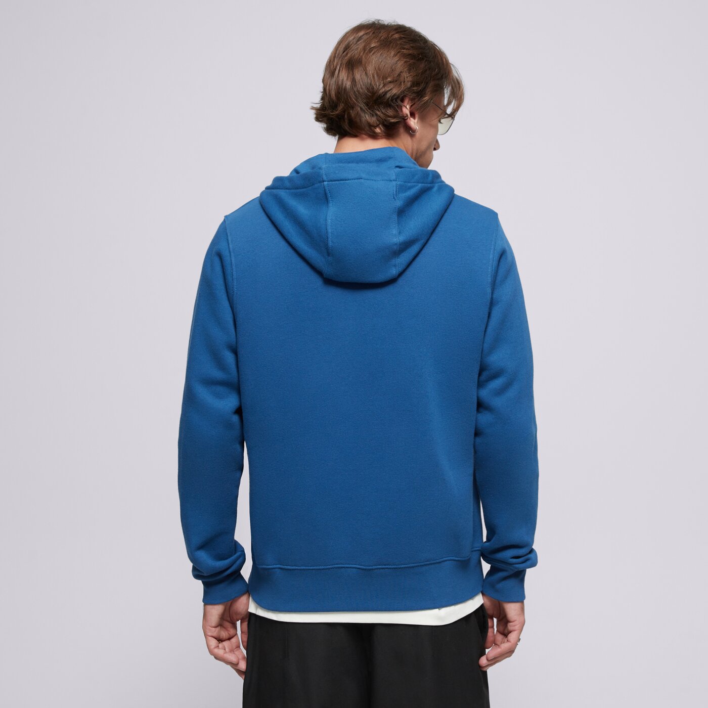 Мъжки суичър NIKE СУИТЧЪР СЪС ЗАКОПЧАВАНЕ С   КАЧУЛКА M NSW CLUB DT HDFZ dq8384-476 цвят син