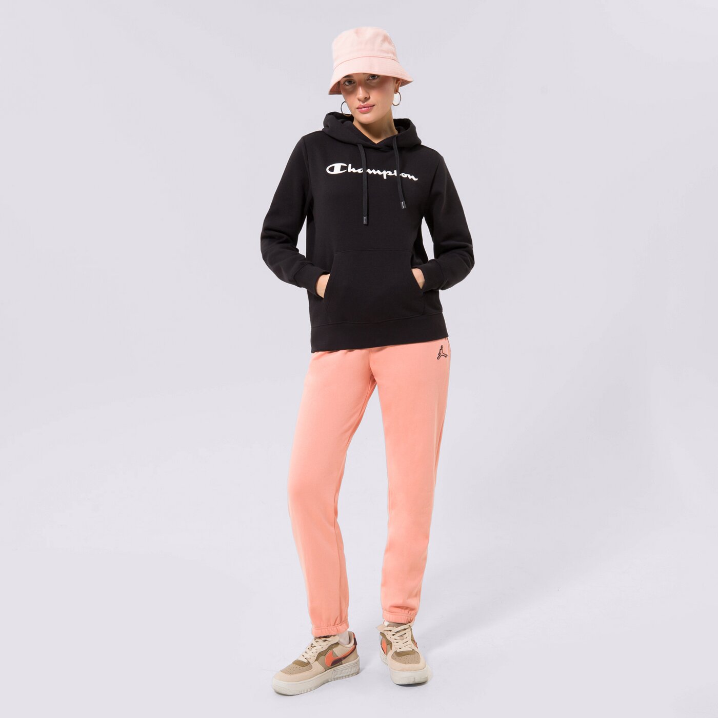 Дамски панталони JORDAN ПАНТАЛОНИ W J FLC PANT CORE dn4575-824 цвят розов