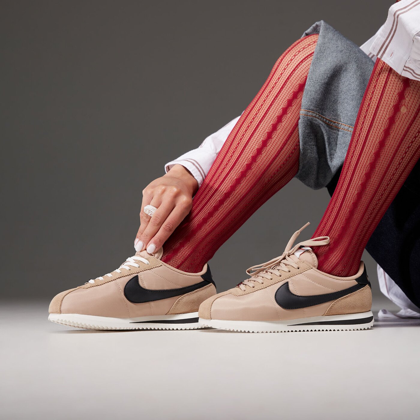 Дамски маратонки NIKE W CORTEZ SE  if1764-200 цвят кафяв