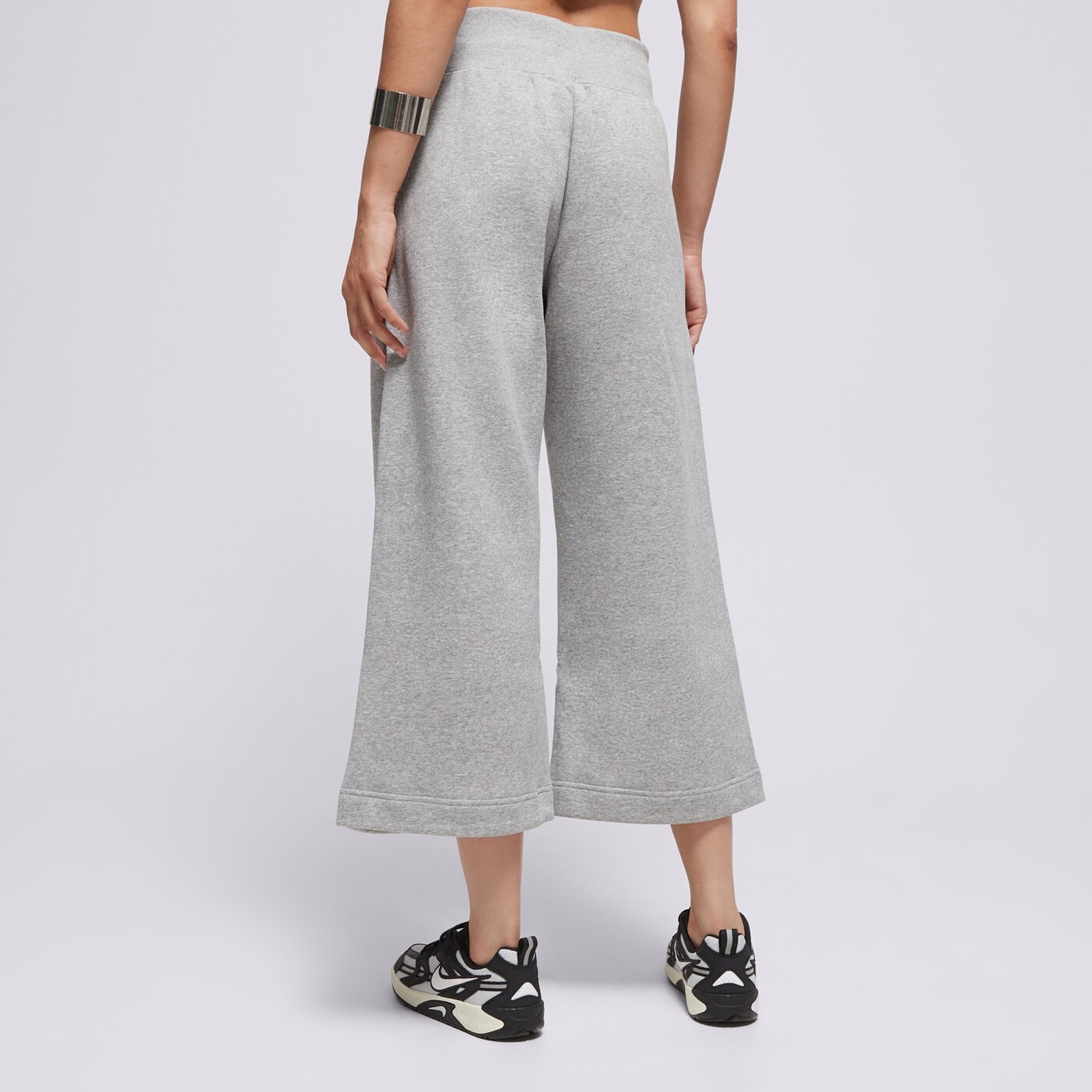 Дамски панталони NIKE ПАНТАЛОНИ W NSW PHNX FLC HR CROP SWTP fb8313-063 цвят сив