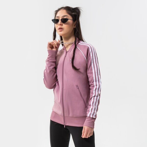 Дамски суичър ADIDAS СУИТЧЪР СЪС ЗАКОПЧАВАНЕ SST TRACKТОП PB he9563 цвят розов