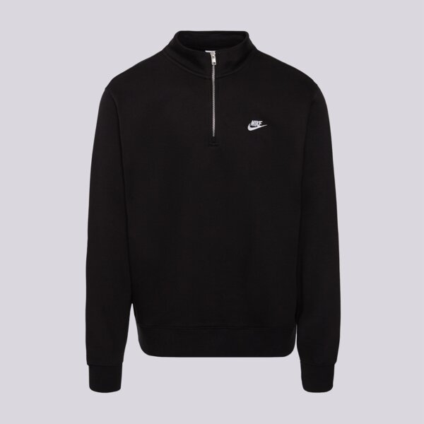Мъжки суичър NIKE СУИТЧЪР M NK CLUB BB HZ ТОП fn3864-010 цвят черен