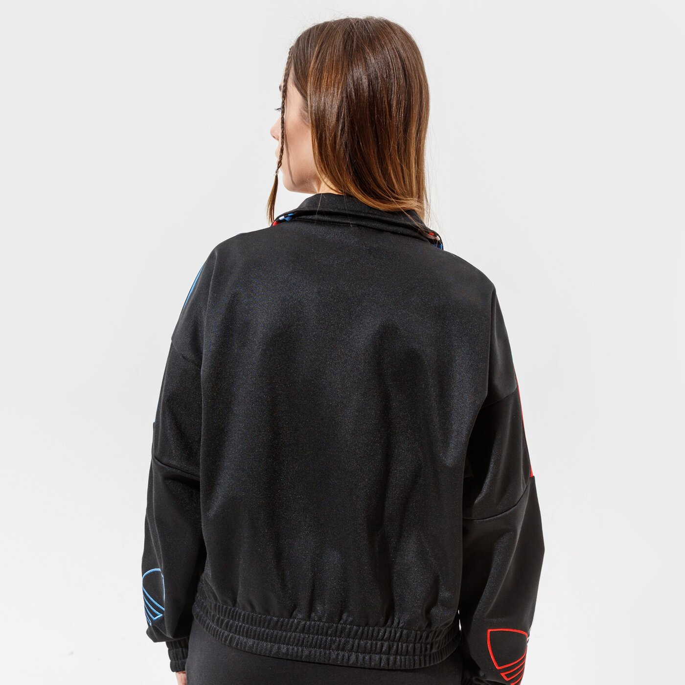 Дамски суичър ADIDAS СУИТЧЪР СЪС ЗАКОПЧАВАНЕ TRACKТОП PB  gn2950 цвят черен