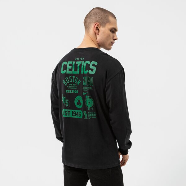 Мъжка тениска NIKE ТЕНИСКА BOS M NK CTS TM ELMNT LS TEE NBA da5889-010 цвят черен