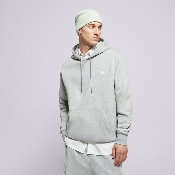 Мъжки суичър NIKE СУИТЧЪР С КАЧУЛКА M NK CLUB BB PO HOODIE fn3859-063 цвят сив