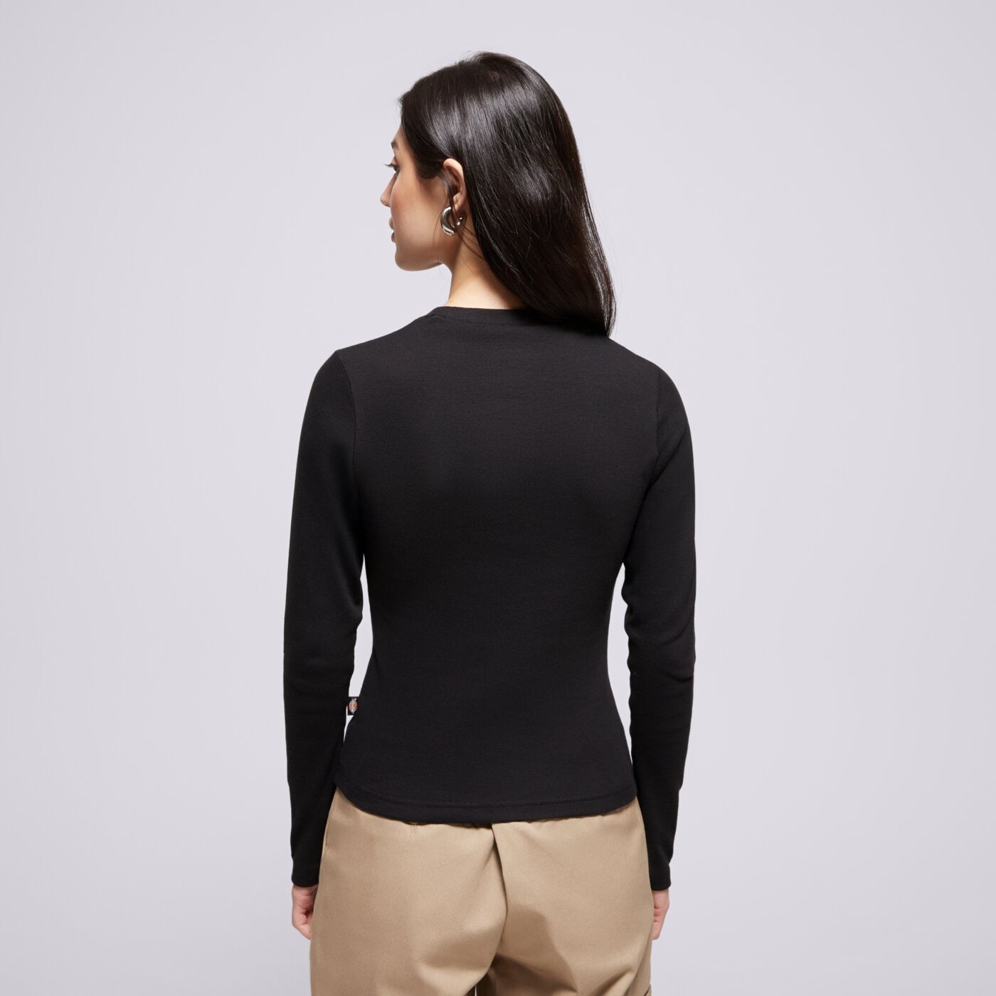 Дамска тениска DICKIES ТЕНИСКА GLADEVILLE TEE LS W dk0a87qablk1 цвят черен