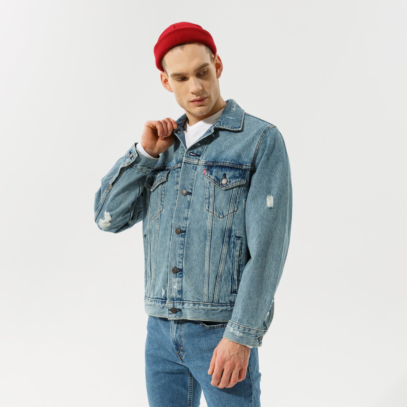 Мъжко преходно яке LEVI'S ЯКЕ VINTAGE FIT TRUCKER JKT 85248-0013 цвят син