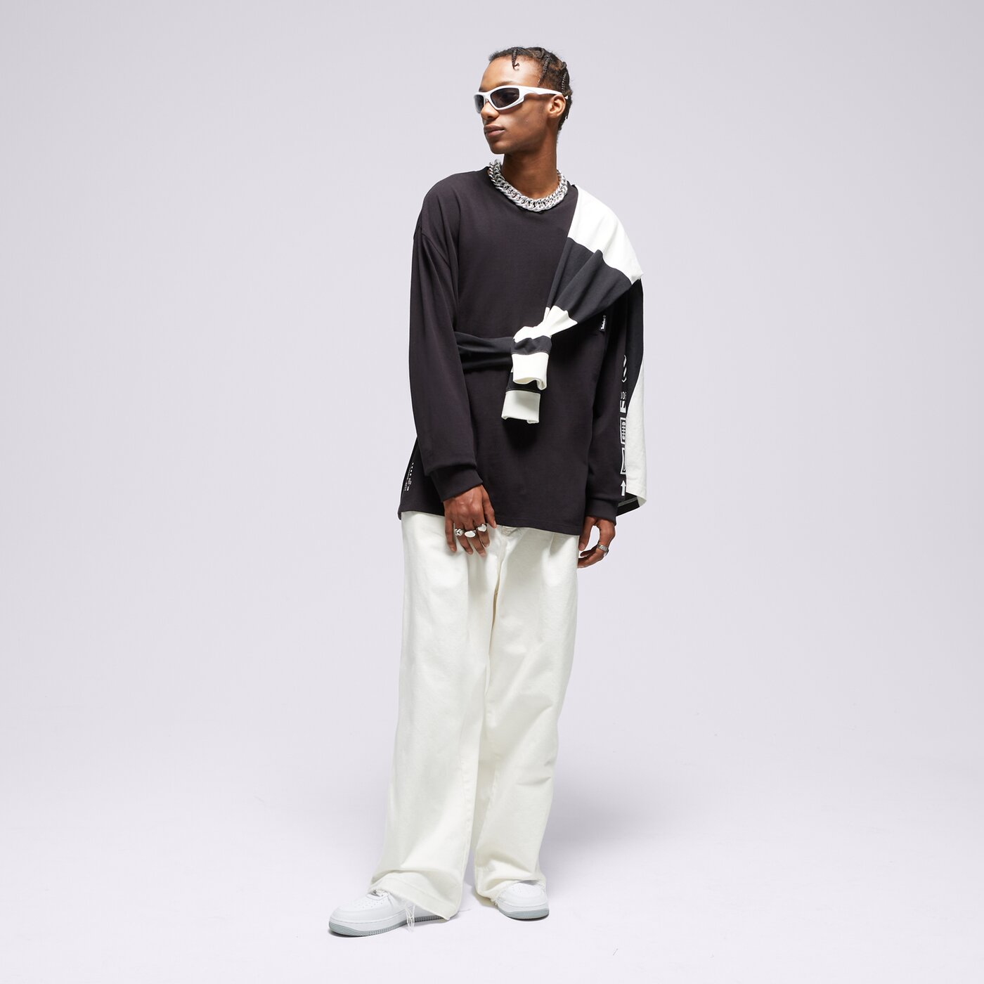 Мъжка тениска TIMBERLAND ТЕНИСКА LS BACK GRAPHIC TEE BLACK tb0a5vjs001 цвят черен