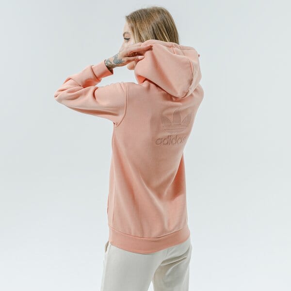 Дамски суичър ADIDAS СУИТЧЪР С КАЧУЛКА MM TREF FB OH h09145 цвят розов