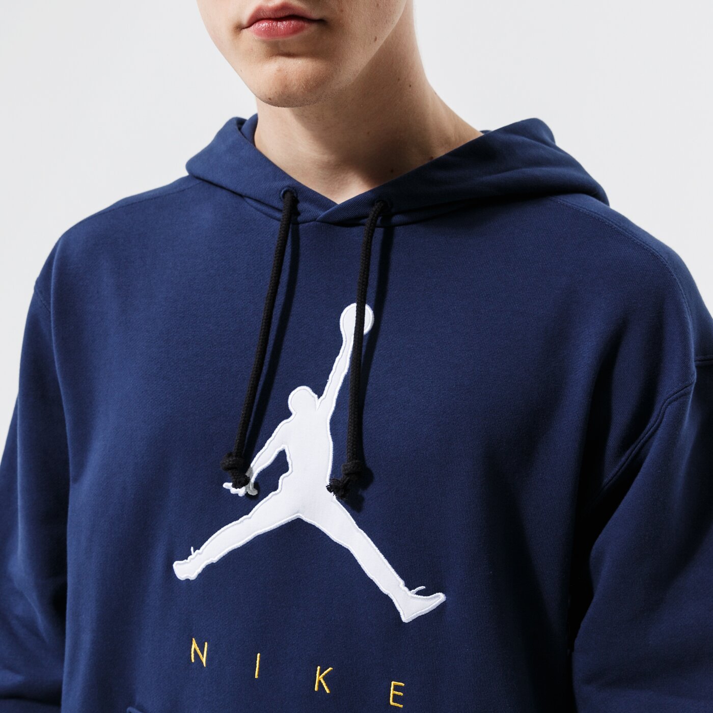 Мъжки суичър JORDAN СУИТЧЪР С КАЧУЛКА M J JMPMN FLC PO HOODIE da7192-410 цвят тъмносин
