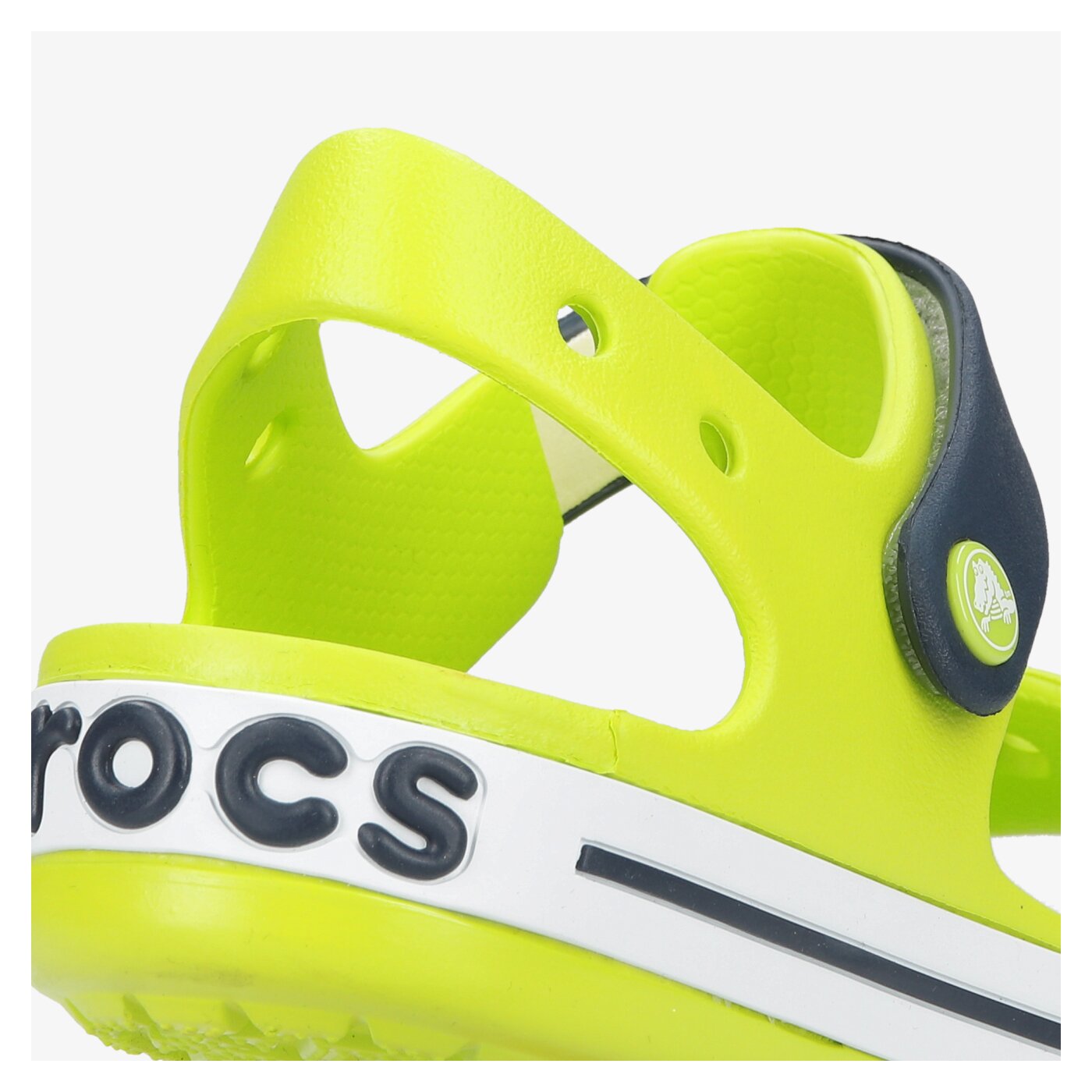 Детски чехли и сандали CROCS CROCBAND SANDAL KIDS 128563txk цвят зелен
