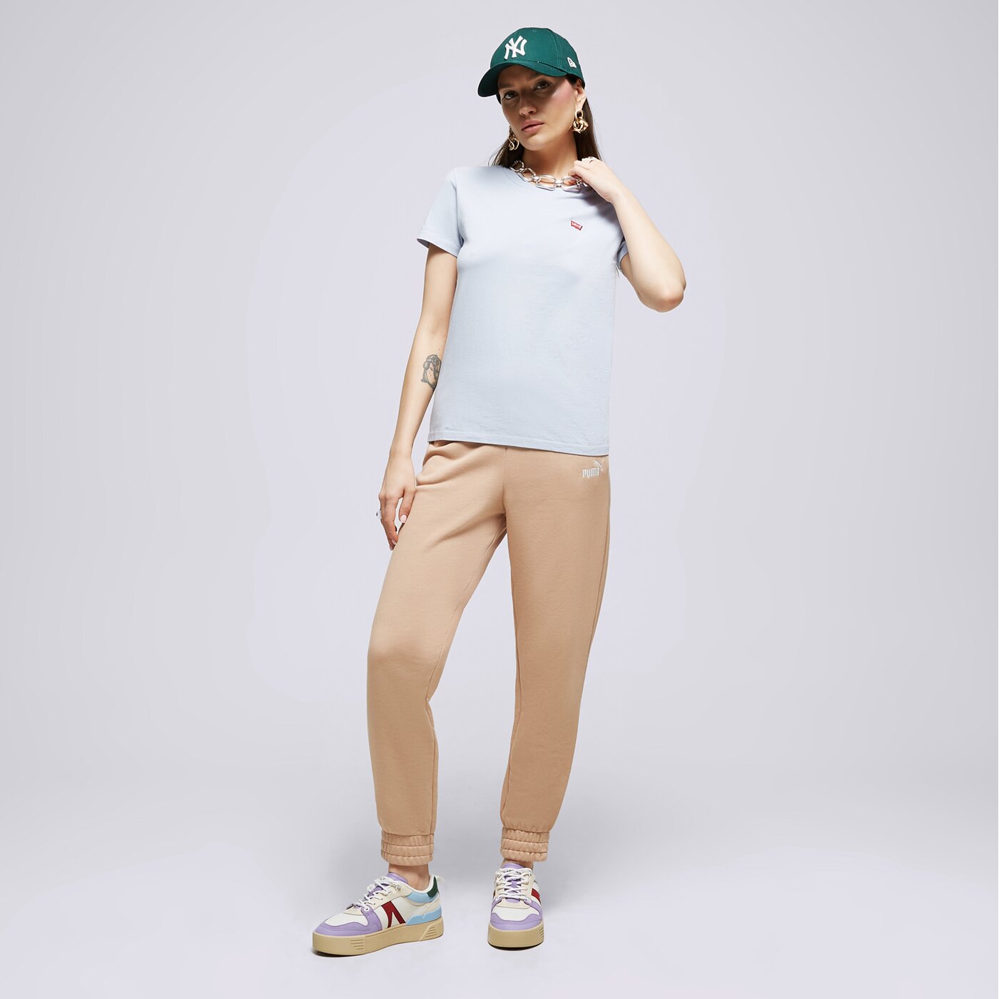 Дамска тениска LEVI'S ТЕНИСКА PERFECT TEE 39185-0210 цвят син