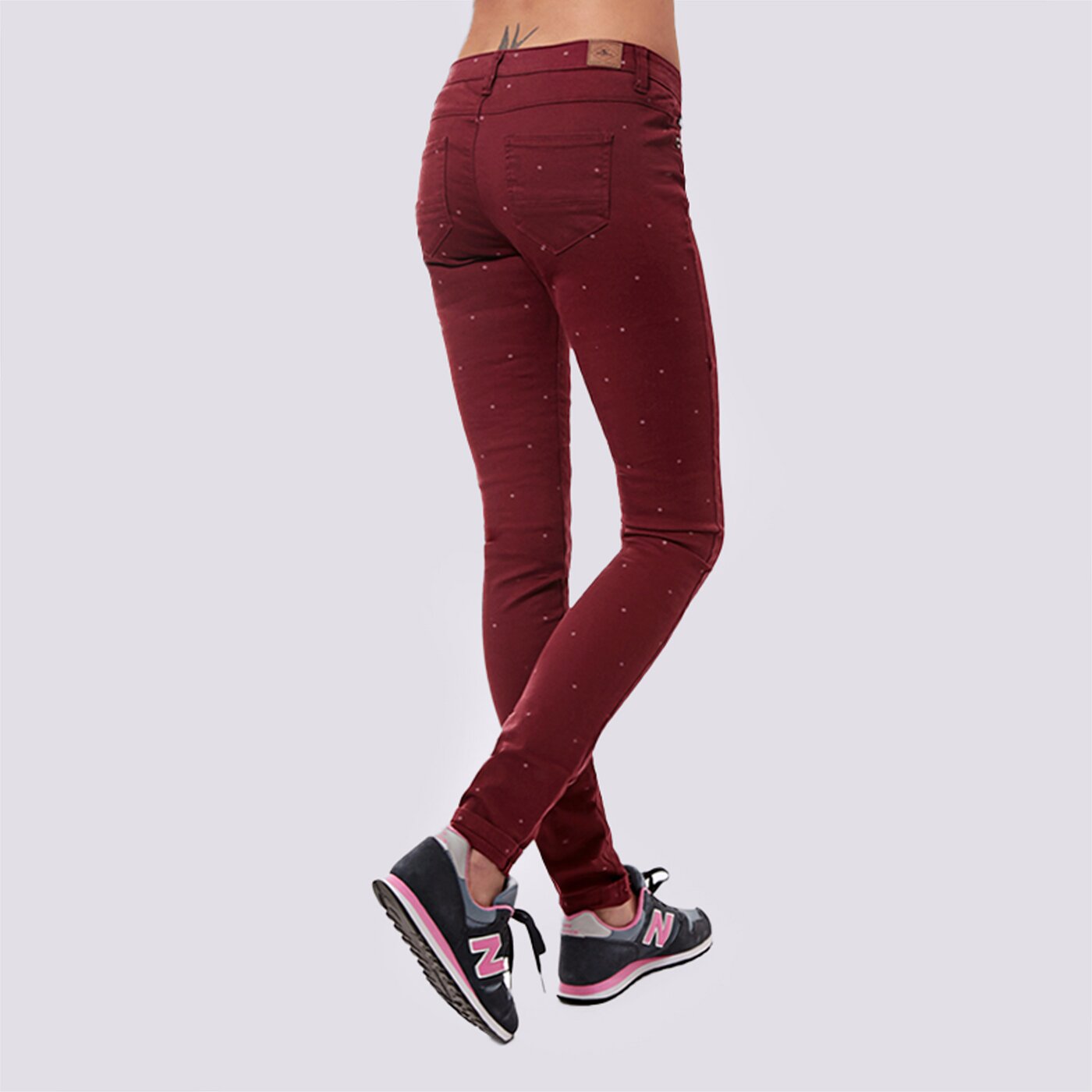 Дамски панталони O'NEILL ПАНТАЛОНИ LW FAV 5 4577123900 цвят бордо