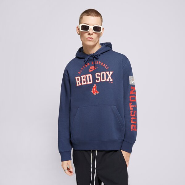 Мъжки суичър NIKE СУИТЧЪР С КАЧУЛКА BOSTON RED SOX MLB nkdk-44b-r36-hka цвят тъмносин