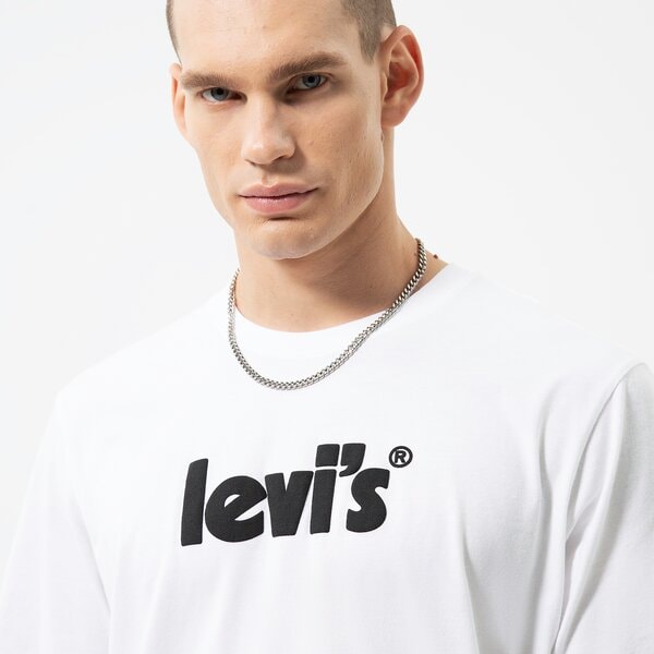 Мъжка тениска LEVI'S ТЕНИСКА SS RELAXED FIT TEE 16143-0390 цвят бял