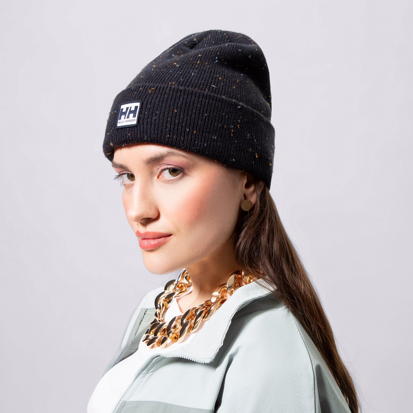 Дамска зимна шапка HELLY HANSEN ШАПКА URBAN CUFF BEANIE 67154990 цвят черен
