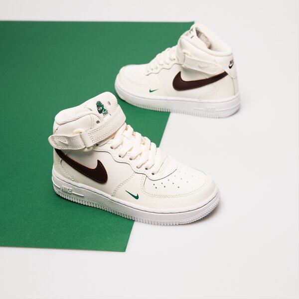Детски маратонки NIKE AIR FORCE 1 MID SE  fj2895-100 цвят бял