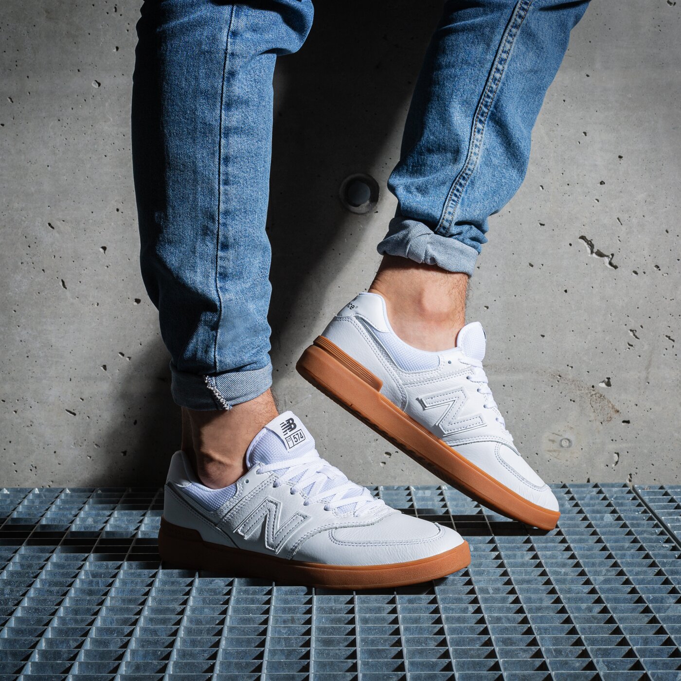 Мъжки маратонки NEW BALANCE 574  ct574wig цвят бял