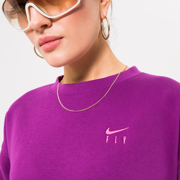 Дамски суичър NIKE СУИТЧЪР W NK DF SI CREWNECK NBA dq6817-503 цвят виолетов